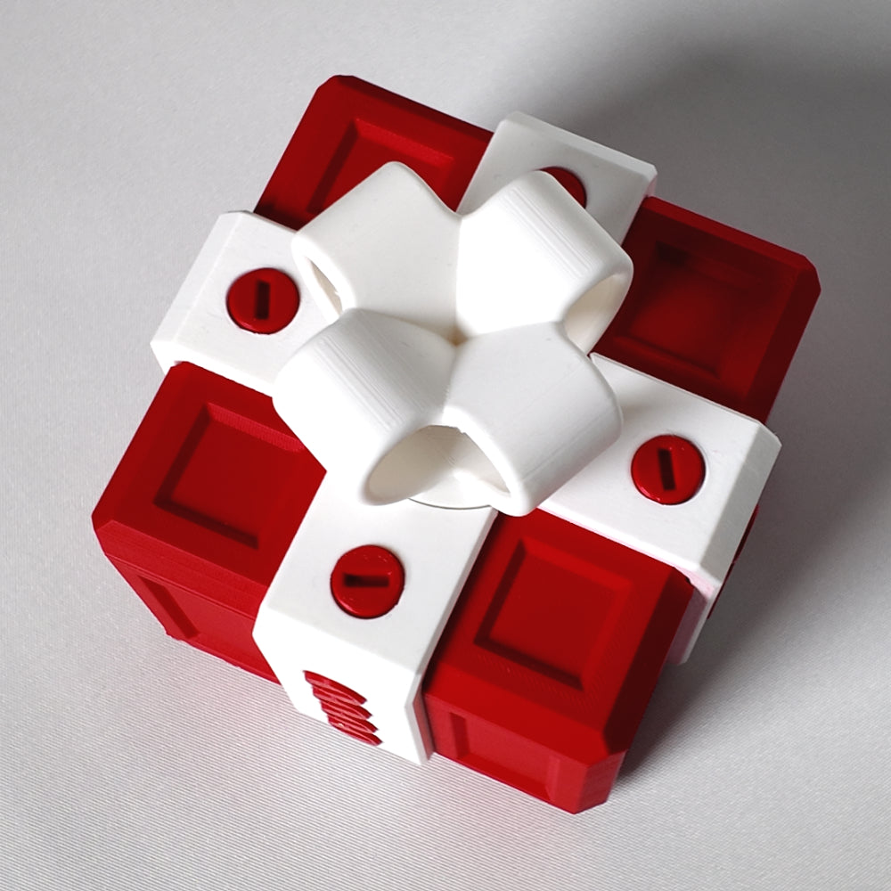 Schraubenbox "Just in Case" Weihnachtsedition mit 20 Schrauben in 3 Farbkombinationen