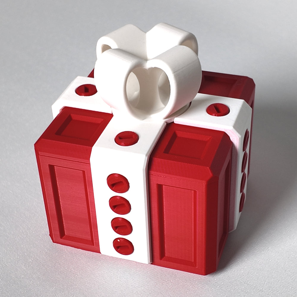 Schraubenbox "Just in Case" Weihnachtsedition mit 20 Schrauben in 3 Farbkombinationen