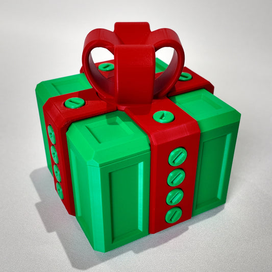 Schraubenbox "Just in Case" Weihnachtsedition mit 20 Schrauben in 3 Farbkombinationen