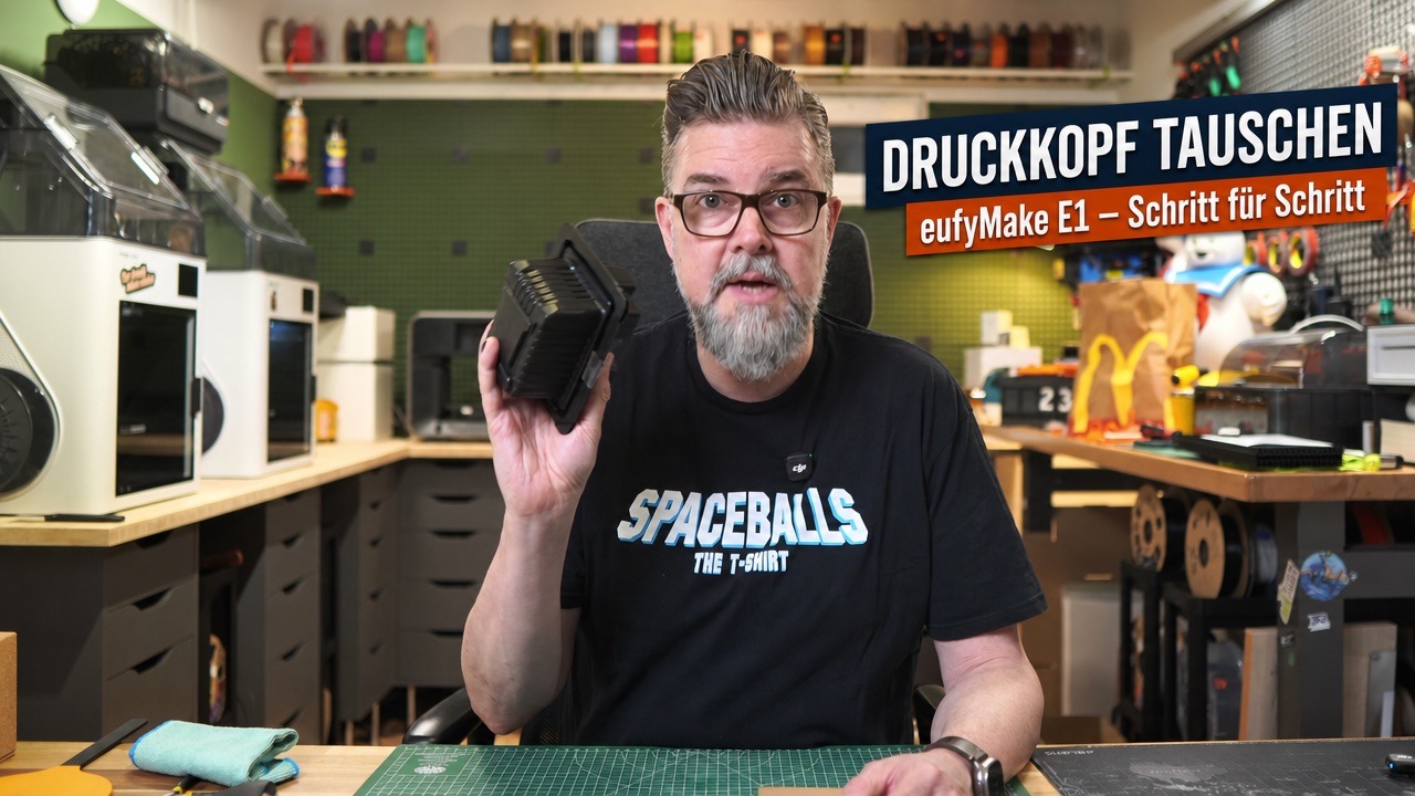 eufyMake E1: Druckkopf, Scraper und Ink Pads tauschen